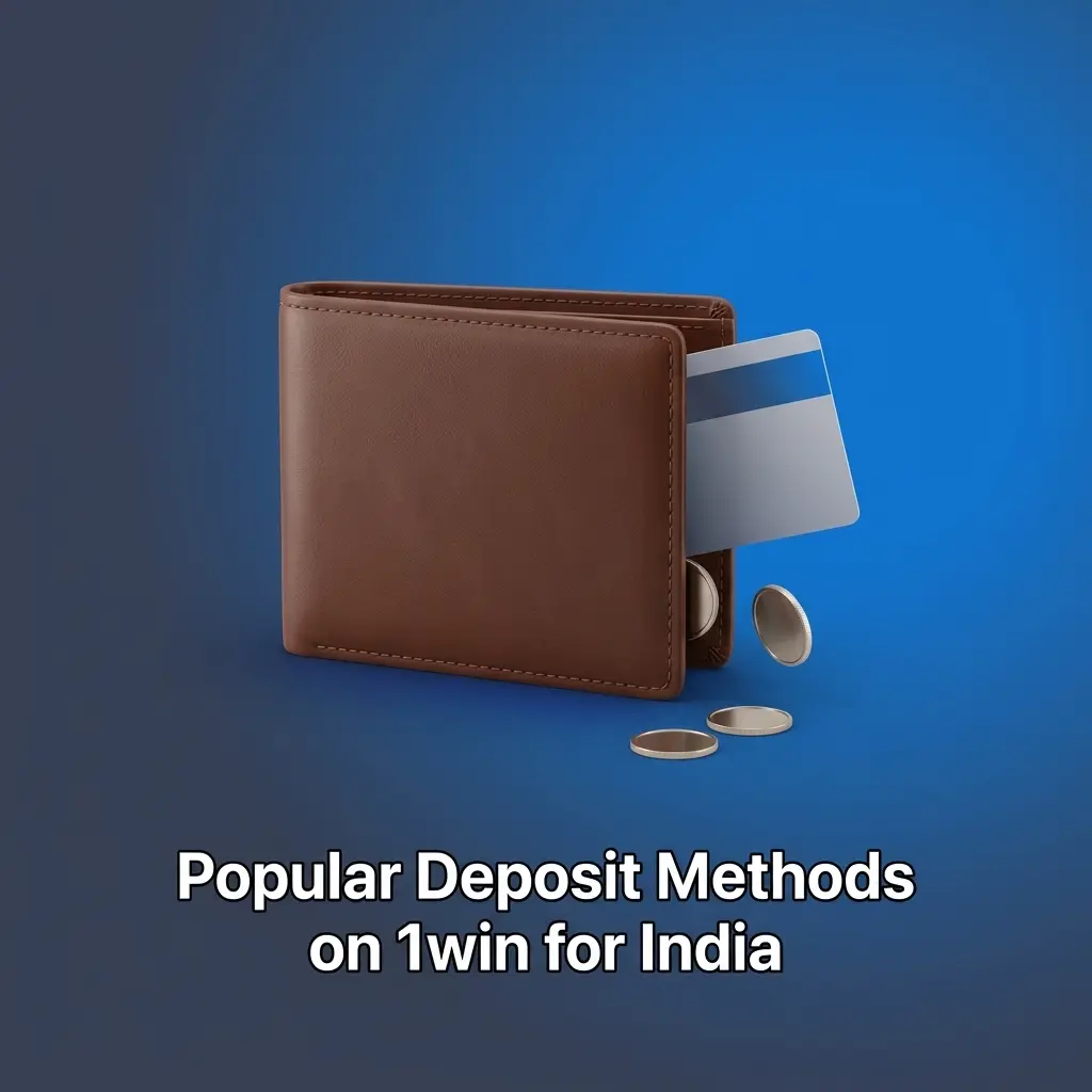 Popular 1win deposit methods in India including UPI, PhonePe, GPay, crypto, and bank transfers with 300 INR minimum