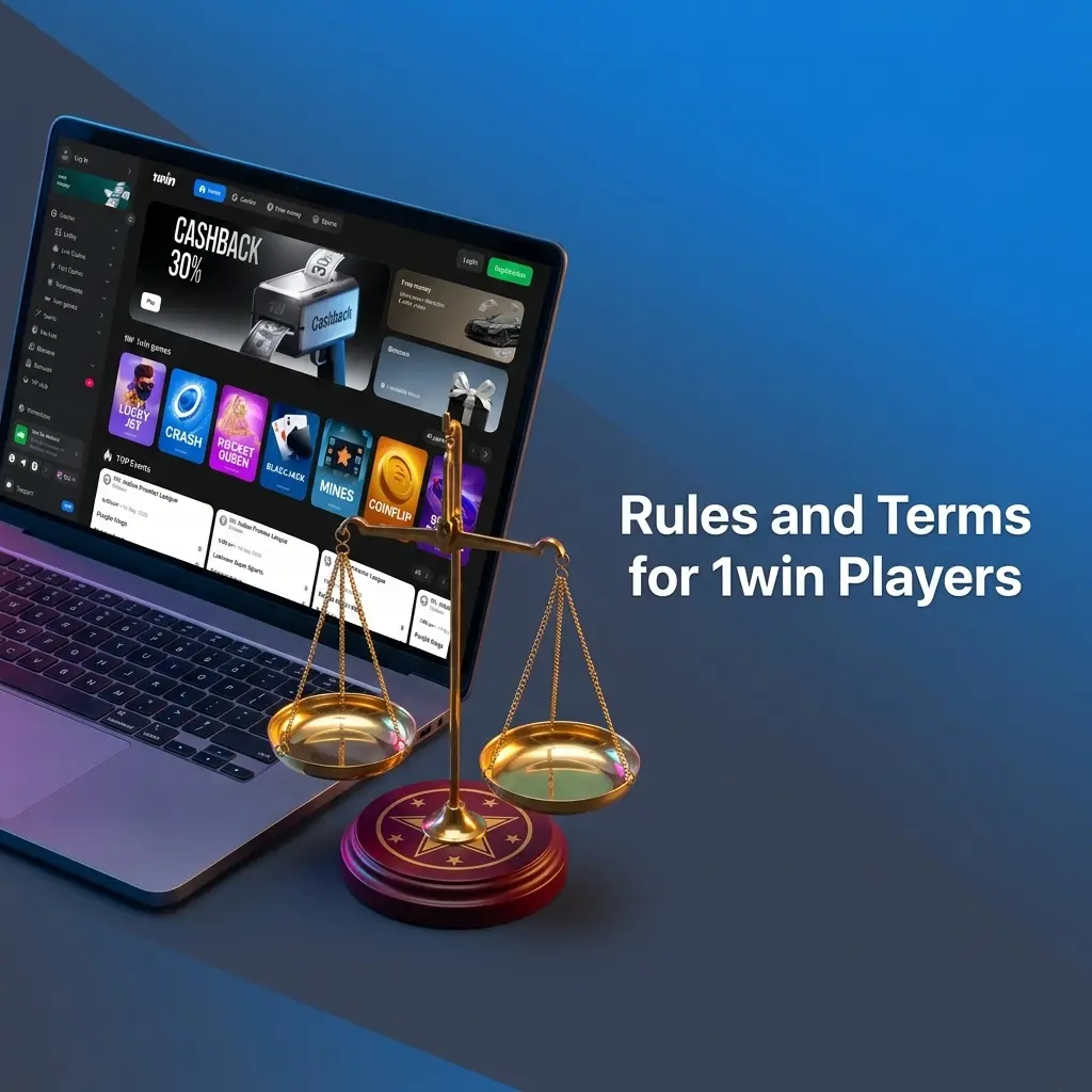 1win platform rules and terms for Indian players covering age, accounts, bonuses, and prohibited activities