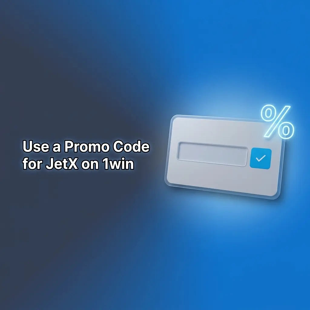 1win JetX promo code 1WINBONUS entry field on registration form to unlock welcome bonus